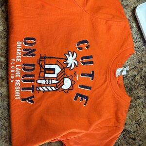 Rabbit Skins Orange Kids Tee - Cutie On Duty